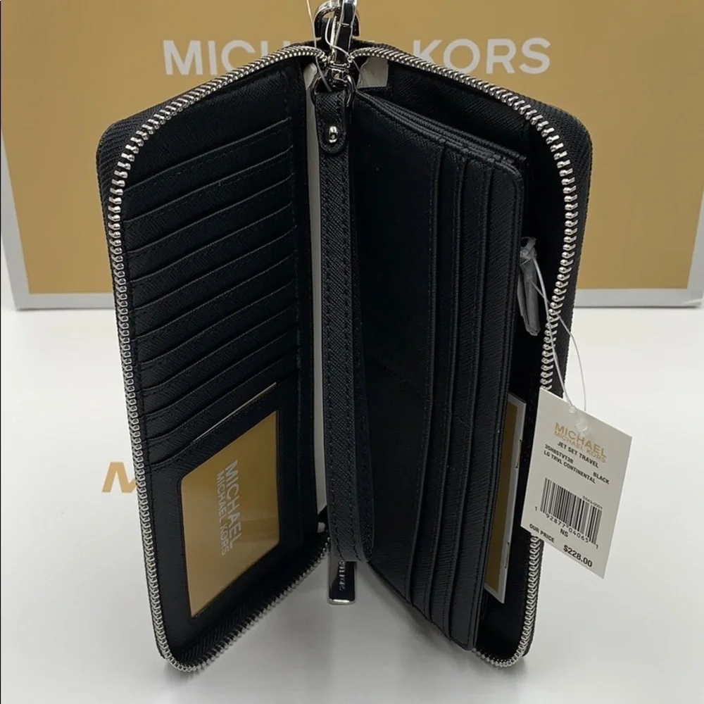 Michael Kors Jet Set Travel Continental Black